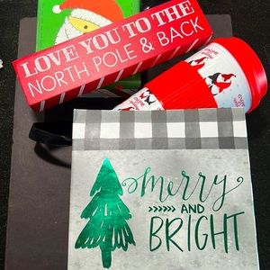 NWT Holiday “Gnome for the Holidays” Tumbler Gift Set